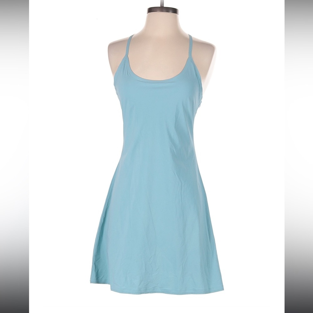 Outdoor Voices Exercise Dress Light blue Athletic Built-in Shorts Size Medium